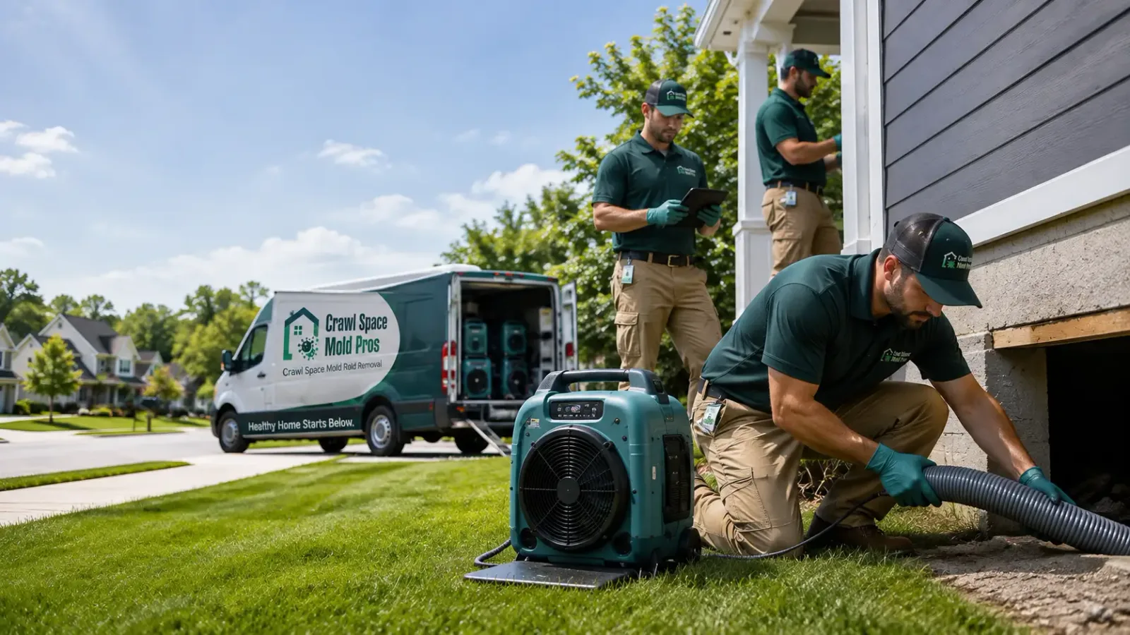Crawl Space Mold Removal in Hanover, MA